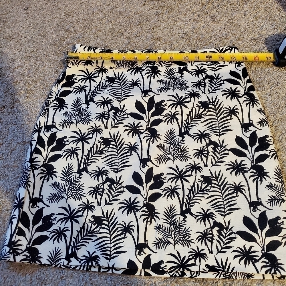 𝅺TALBOTS Petites Tropical Monkey Skirt - Picture 6 of 7